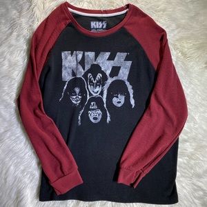 rare Vintage ' KISS ' Long Sleeve